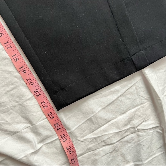 H by Halston Stitch Pleat Seamed Wide Leg Crop Pants - Picture 7 of 11